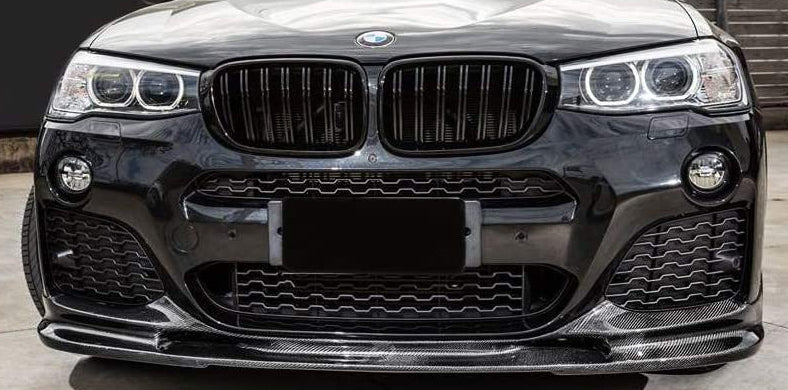 2014-2018 BMW F25/F26 X3/X4 M Style Gloss Black Kidney Grilles