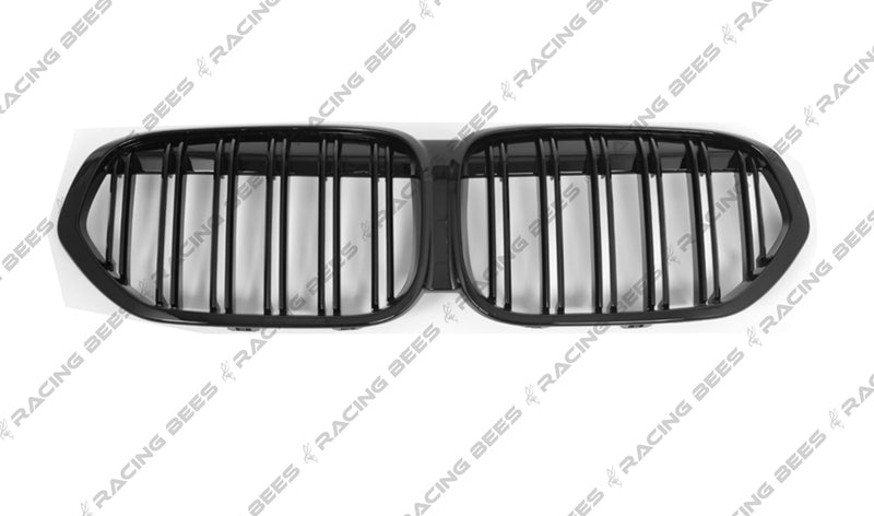 2020+ BMW F48/F49 X1 LCI M Style Gloss Black Kidney Grilles
