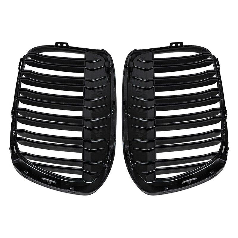 2016-2019 BMW F48/F49 X1 M Style Gloss Black Kidney Grilles