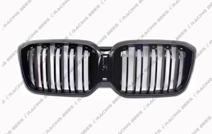 2022+ BMW G01/G02 X3/X4 LCI M Style Gloss Black Kidney Grilles