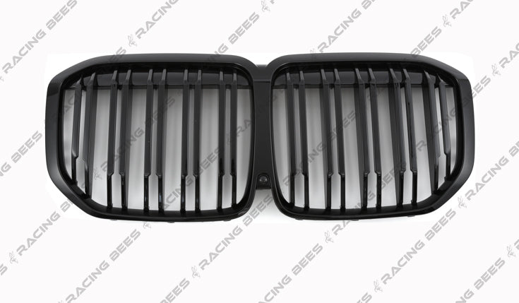 2020+ BMW G07 X7 M Style Gloss Black Kidney Grilles