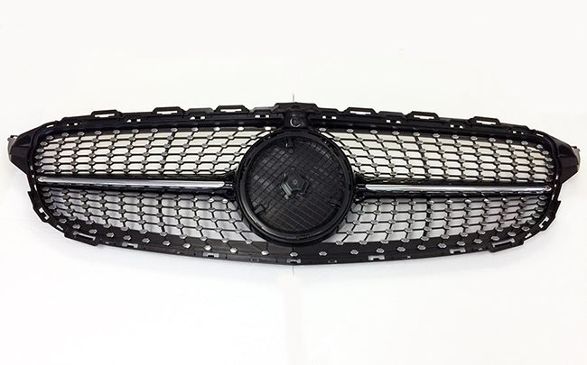 2015-2018 Mercedes-Benz C Class Diamond Style Front Grille