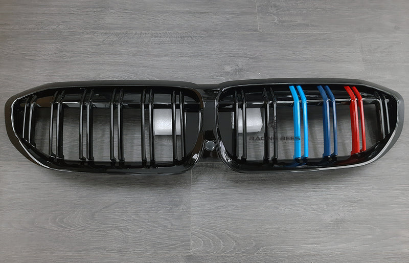 2019-2022 BMW G20 3 Series M Style Tri-Colour Kidney Grilles