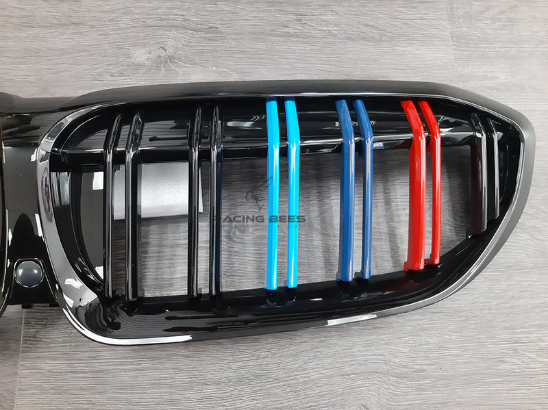 2019-2022 BMW G20 3 Series M Style Tri-Colour Kidney Grilles