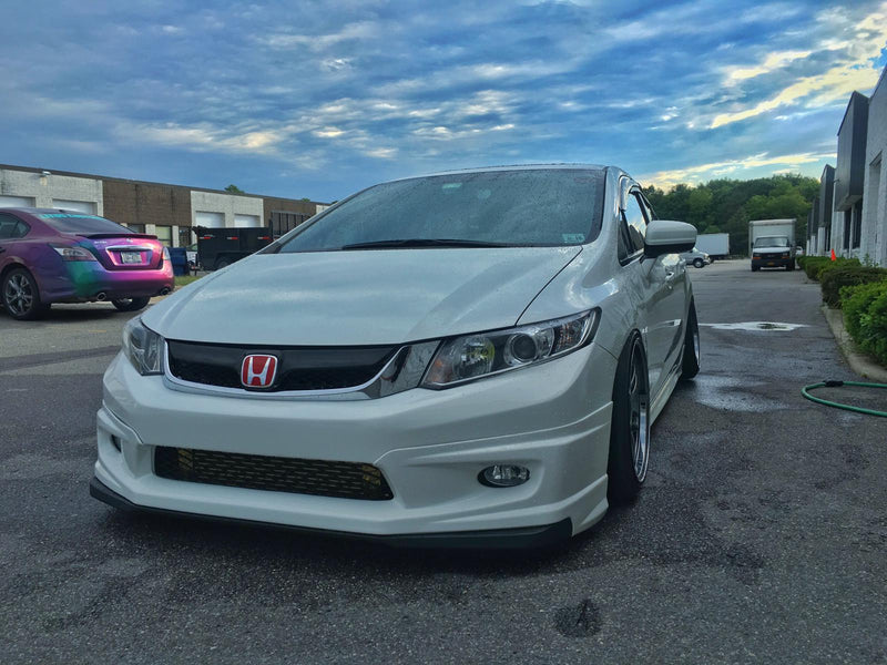 2012 Honda Civic Sedan Mugen Style Half Front Bumper Lip