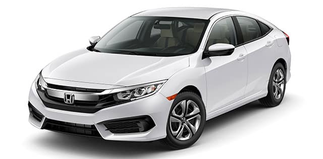 Window Visor for 2016-2020 Honda Civic 4D Sedan Chrome Trim