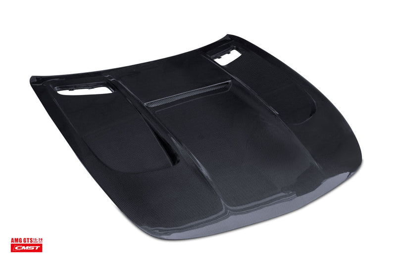 2015+ Mercedes AMG GTS/GTC/GTR CMST Black Series Style Hood (Carbon Fiber)