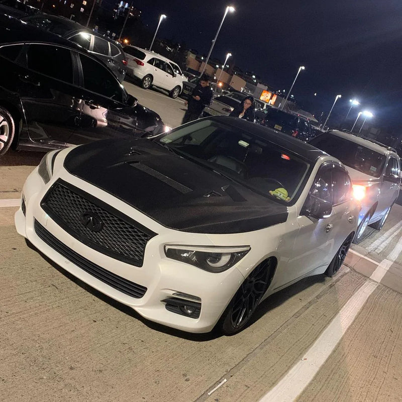 2014-2023 Infiniti Q50 CMST Hood (Carbon Fiber)