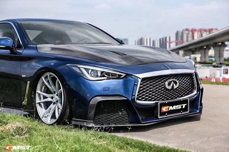 2017-2022 Infiniti Q60 CMST Hood (Carbon Fiber)