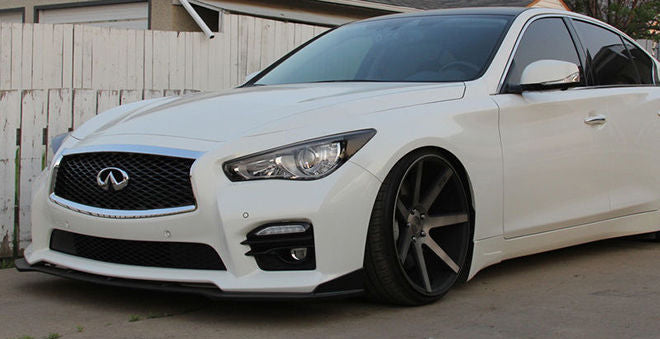 2014-2017 Infiniti Q50 Sport ST Style Front Bumper Lip