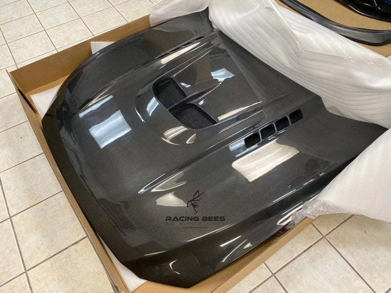 2015-2017 Ford Mustang GTS Style Hood (Carbon Fiber)