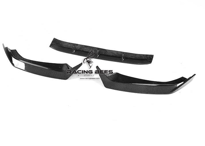 2017-2019 Audi A4 S-Line/S4 RS Style Front Bumper Lip (Carbon Fiber)