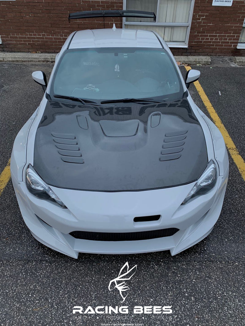 2013-2018 Subaru BRZ/Scion FRS/Toyota 86 MP Style Hood (Carbon Fiber)