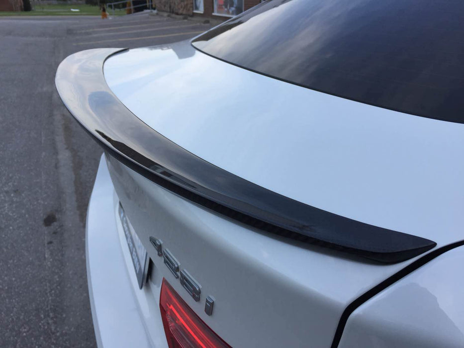 2014-2018 BMW F36 4 Series Gran Coupé Trunk Spoiler Performance Style (Carbon Fiber)