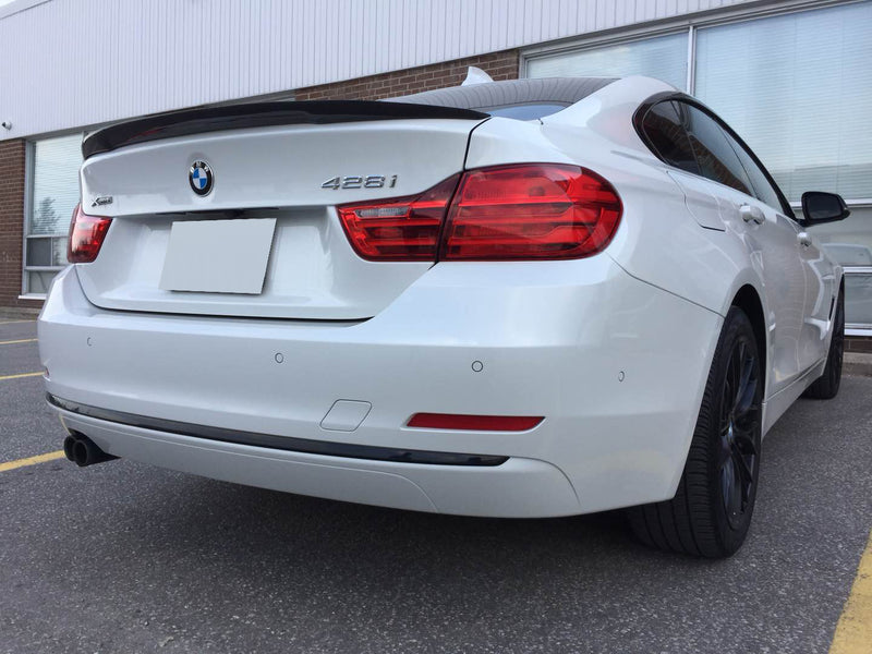 2014-2018 BMW F36 4 Series Gran Coupé Trunk Spoiler Performance Style (Carbon Fiber)