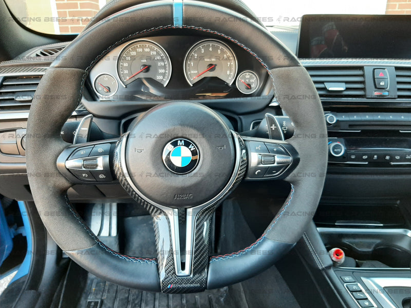 2014+ BMW F-Chassis M Models Steering Wheel Trim Cover (Carbon Fiber)