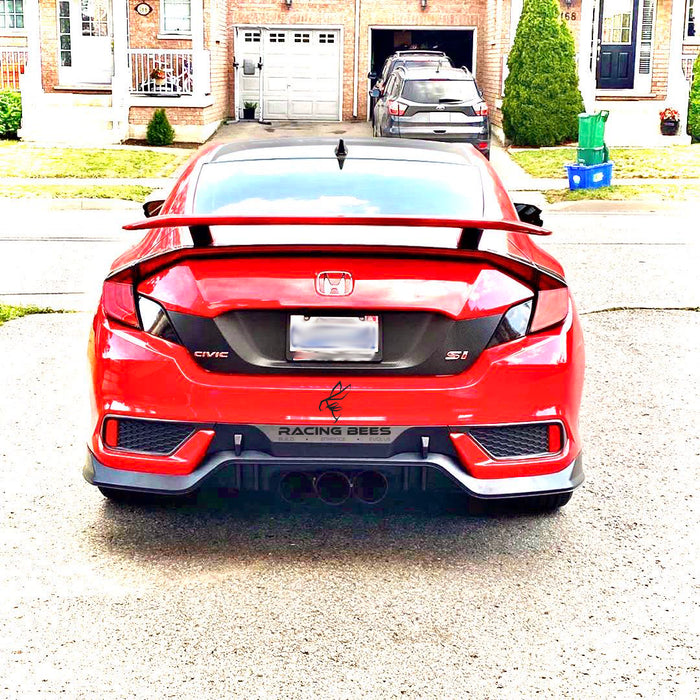 2017-2020 Honda Civic (Si) Coupe Rear Diffuser CTR Style