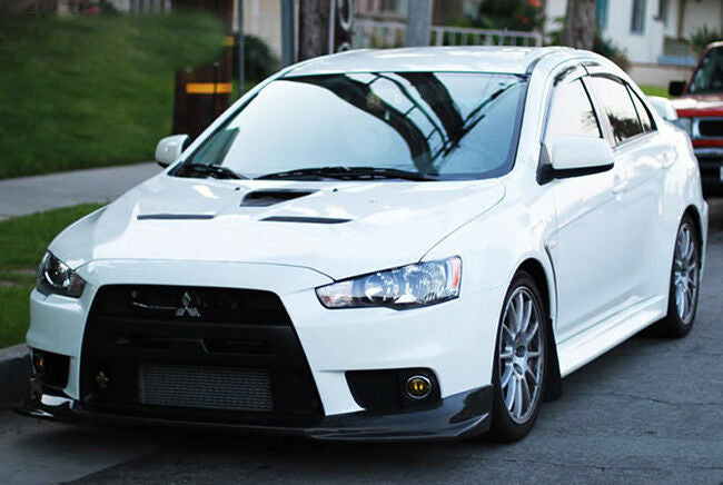 2008-2015 Mitsubishi Evolution 10 VR Style front bumper lip