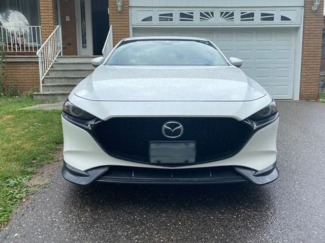 2019+ Mazda 3 Hatchback T Style Front Bumper Lip