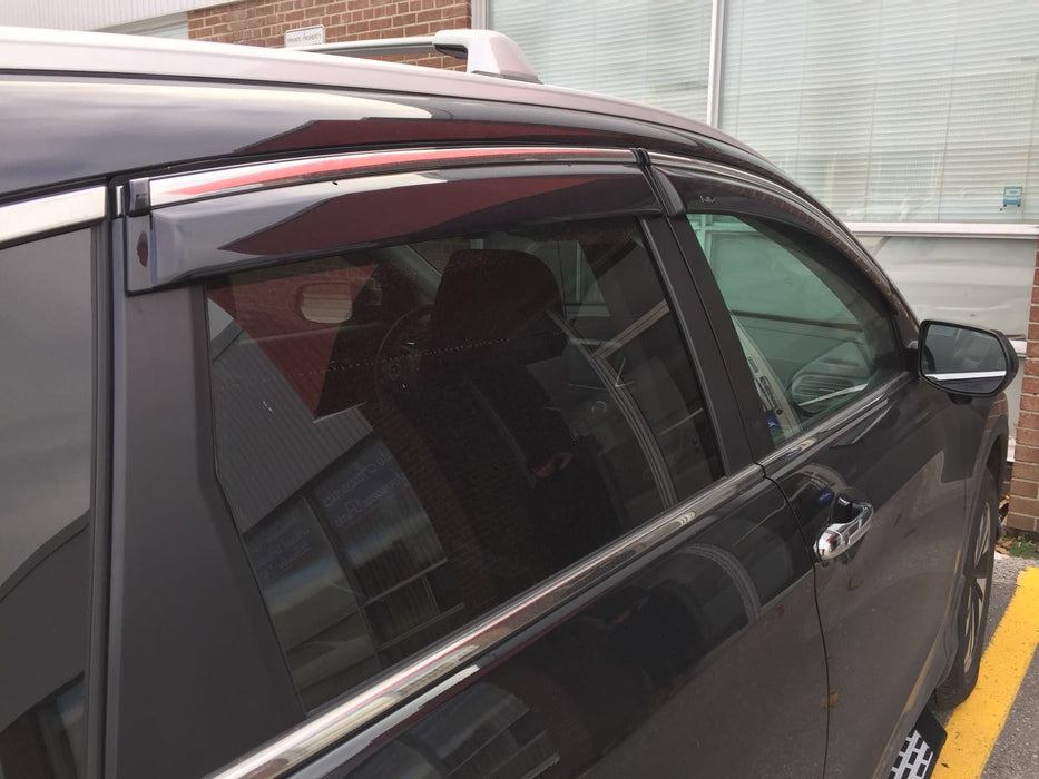 Window Visor with Chrome Trim for 2012-2016 Honda CR-V