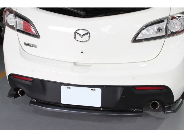2010-2013 Mazda 3 Hatchback OEM Style Dual Exit Rear Lip Diffuser