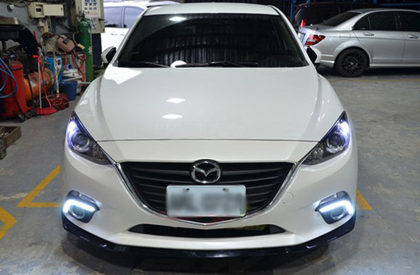 2014-2016 Mazda 3 Sedan/Hatchback MZ Style Front Bumper Lip
