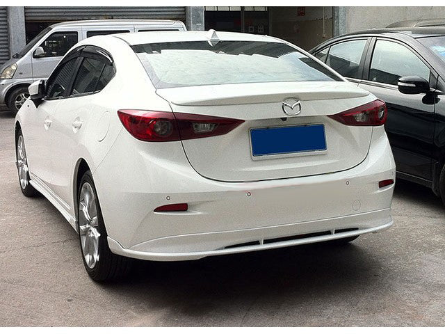 2014-2018 Mazda 3 Sedan MZ Style Rear Lip Diffuser