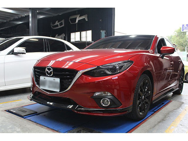 2014-2016 Mazda 3 Sedan/Hatchback V Style Front Bumper Lip