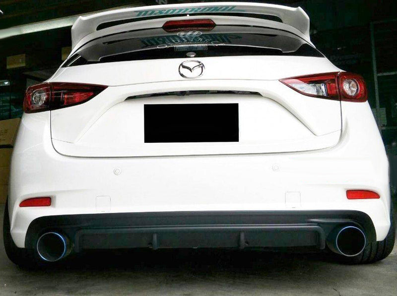 2017-2018 Mazda 3 Hatchback MP Style Rear Lip Diffuser