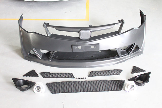 2006-2011 Acura CSX Sedan Mugen RR Style Front Bumper Conversion
