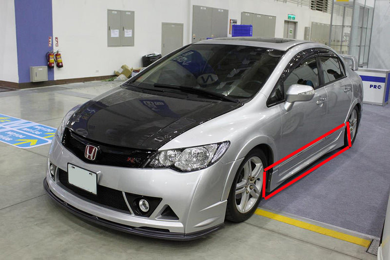 2006-2011 Acura/Honda CSX/Civic Sedan Mugen Style Side Skirts