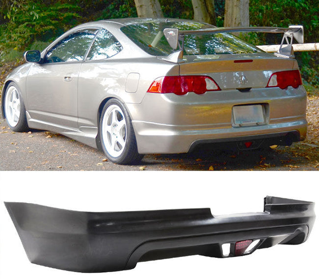 Rsx Rear Bumper 2002-2004 Acura RSX Mugen Style Rear Bumper Lip With Third Brake Light ...