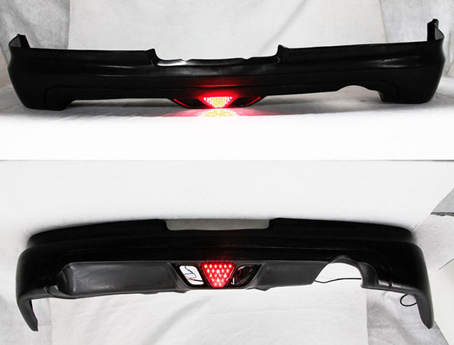 2005-2006 Acura RSX Mugen Style Rear Bumper Lip With Third Brake Light LED