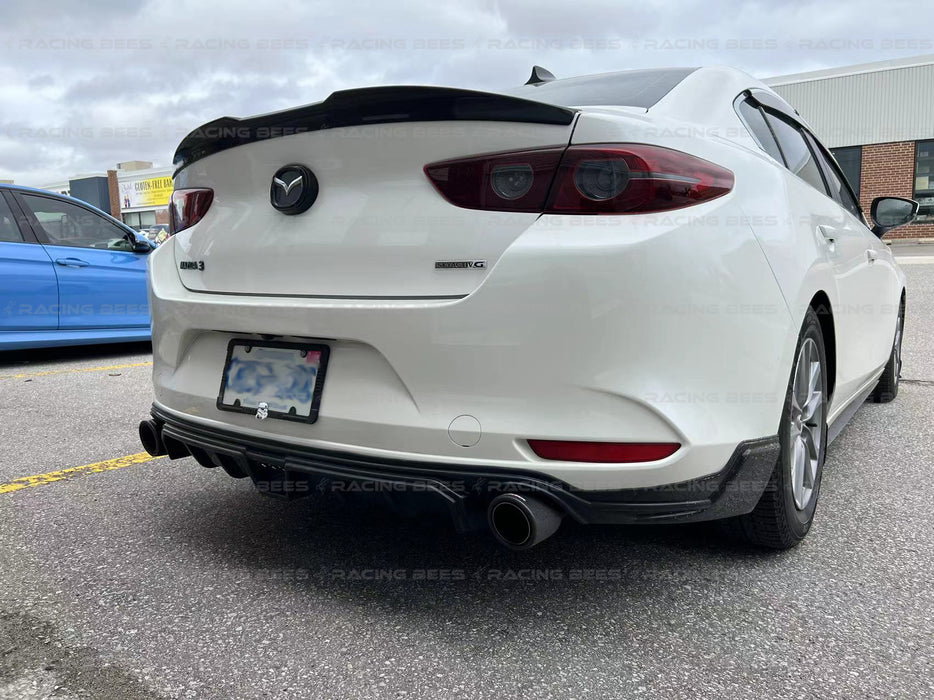 2019+ Mazda 3 Sedan MZ Style Rear Bumper Lip/Diffuser
