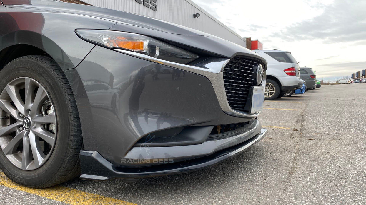 2019+ Mazda 3 Sedan CK Style Front Bumper Lip