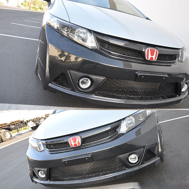 2013-2015 Honda Civic Sedan Mugen RR Style Front Bumper Conversion