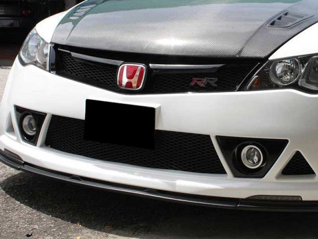 Fog light Covers for 2006-2011 Honda Civic/Acura CSX Mugen RR Style Bumper