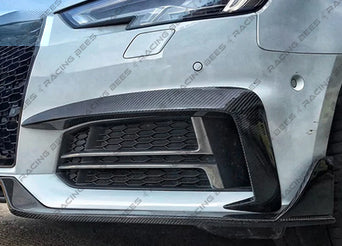 2017-2018 Audi A4 S-Line/S4 S Style Fog Light Trims (Carbon Fiber)