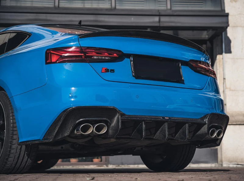 2020+ Audi B9.5 A5 S-Line/S5 BK Style Rear Diffuser (Carbon Fiber)