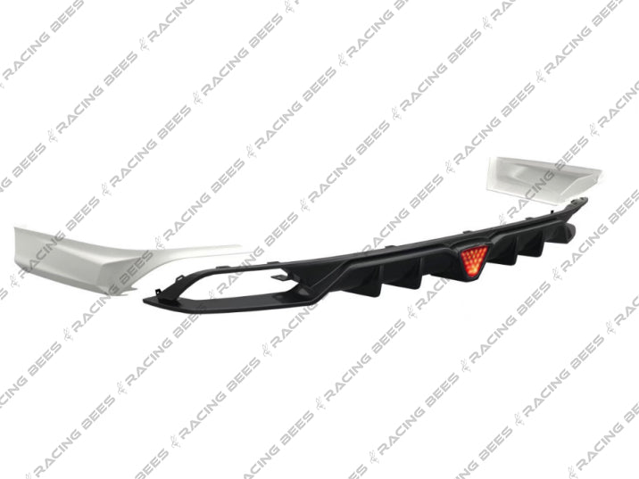 2018-2020 Honda Accord Sedan ACR Rear Diffuser + Rear Spats