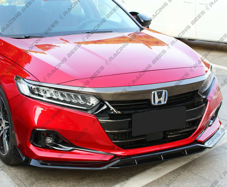 2021+ Honda Accord Sedan MX Style Front Bumper Lip (Black)