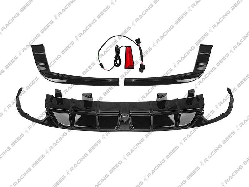 2018-2022 Honda Accord Sedan Yofer Rear Diffuser (Black)