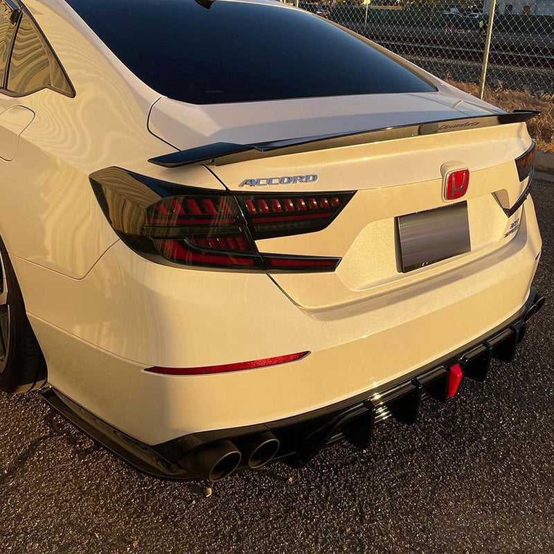 2018-2022 Honda Accord Sedan Yofer Rear Diffuser (Black)