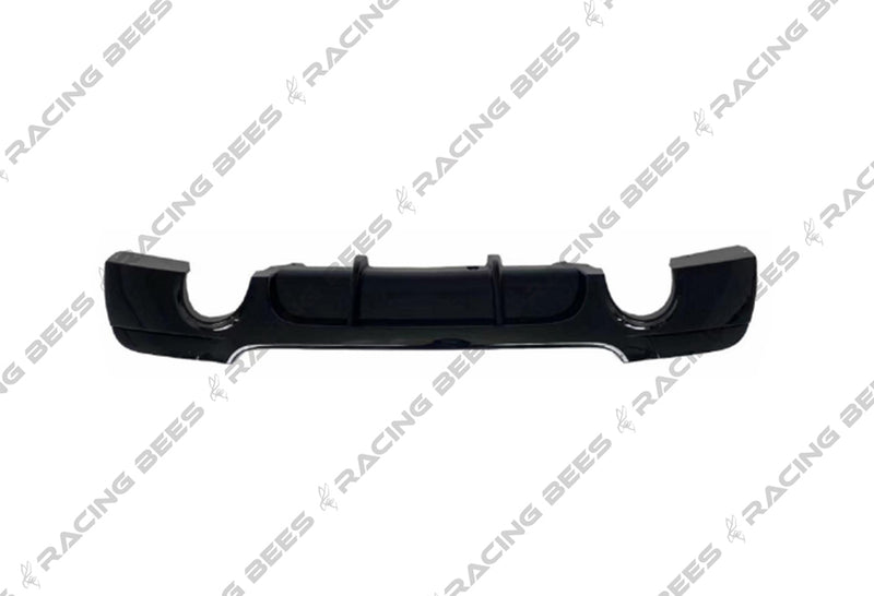 2007-2013 BMW E92/E93 3 Series Coupe/Convertible M Sport Rear Diffuser Dual Outlet (BLACK)
