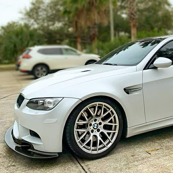 2008-2013 BMW E90/E92/E93 3 Series M3 GT4 Style Front Bumper Lip (Carbon Fiber)