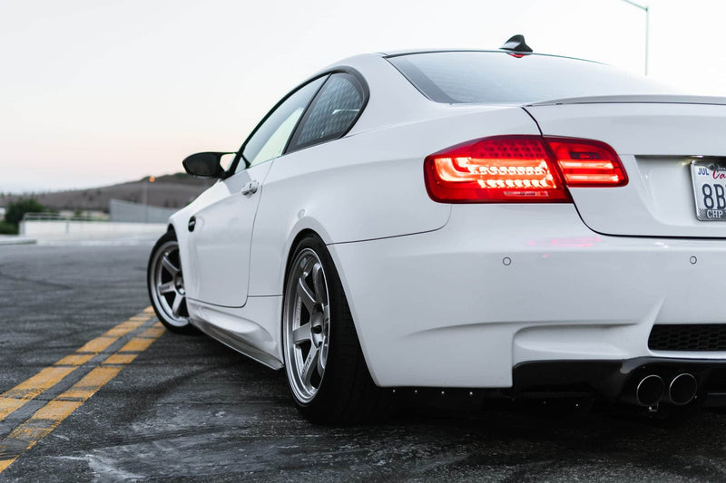 2008-2013 BMW E92 M3 2 Door Performance Style Side Skirt Extensions (Carbon Fiber)
