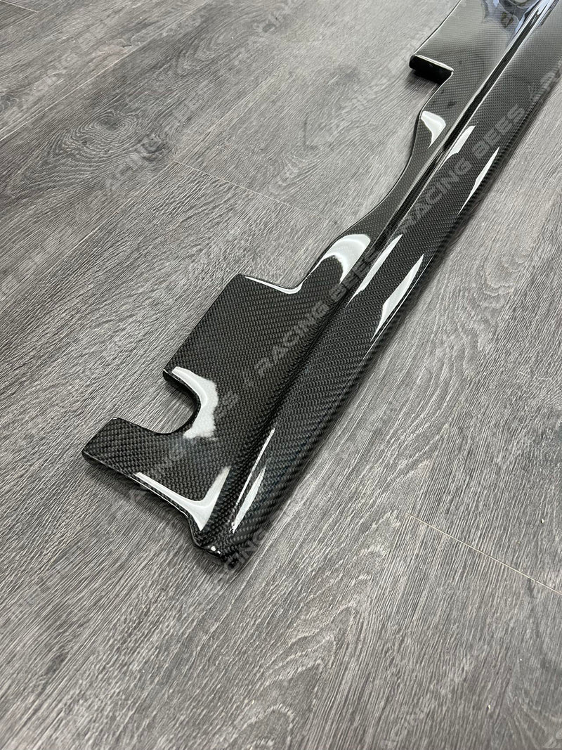 2008-2013 BMW E92 M3 2 Door Performance Style Side Skirt Extensions (Carbon Fiber)