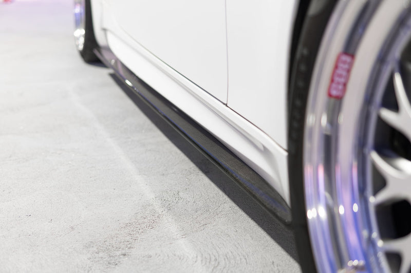 2008-2013 BMW E92 M3 2 Door Performance Style Side Skirt Extensions (Carbon Fiber)