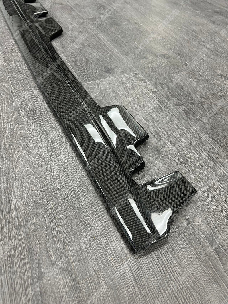 2008-2013 BMW E92 M3 2 Door Performance Style Side Skirt Extensions (Carbon Fiber)