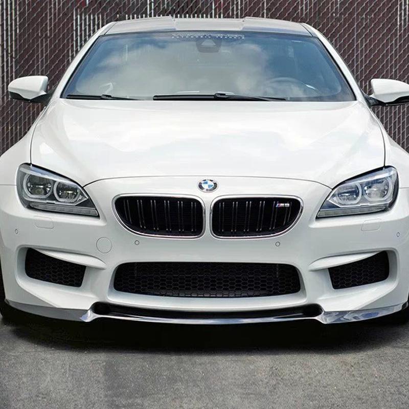 2014-2018 BMW F12/F13/F06 M6 V Style Front Bumper Lip (Carbon Fiber)